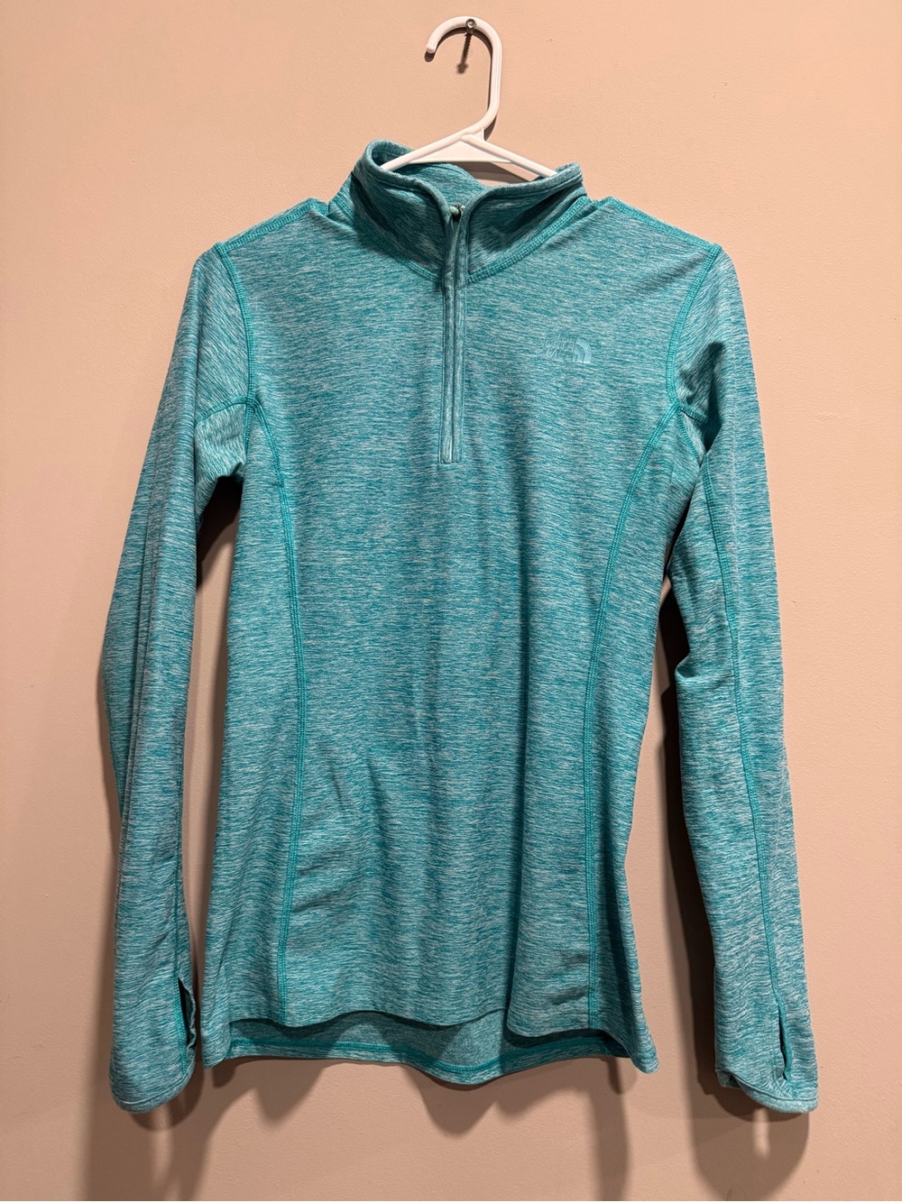The North Face Women's Teal Half-Zip Pullover
